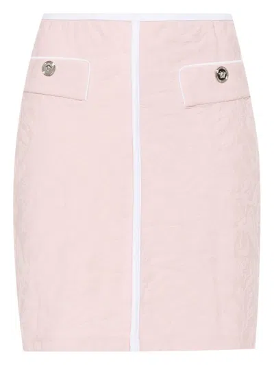 VERSACE 图案提花迷你半身裙