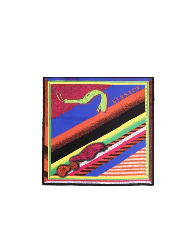 Versace Patterned Scarf In Multi