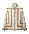 Versace Patterned Shirt In White