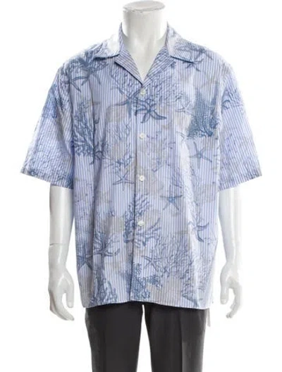 Pre-owned Versace Patterned Short Sleeve Shirt In Multi