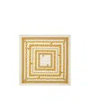 Versace Large Treasure Silk Scarf In Multicolor
