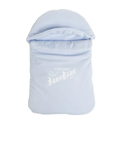 Versace Patterned Sleeping Bag In Blue