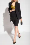 Versace Patterned Tank Top In Black