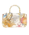 Versace Patterned Tote Bag In White