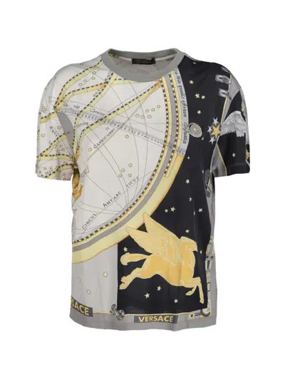 Pre-owned Versace Pegasus Graphic-print T-shirt In White