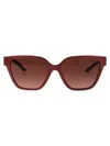 Versace Perla Dark Ruby Acetate Sunglasses