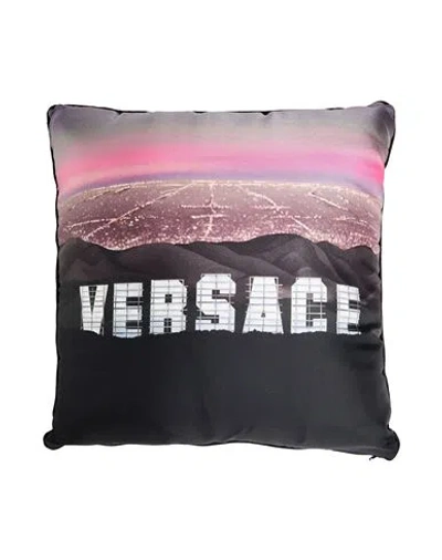Versace Pillow Or Pillow Case Black Size - Silk