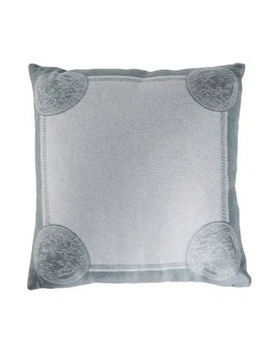 Versace Pillow Or Pillow Case Grey Size - Silk, Cashmere In Gray