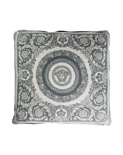 Versace Pillow Or Pillow Case Grey Size - Wool, Cashmere In Gray