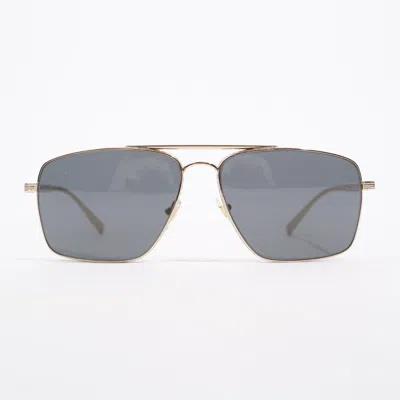 Versace Pilot-frame Sunglasses Acetate In Gray