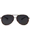 Versace Pilot-frame Sunglasses In Schwarz