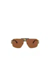 Versace Pilot-frame Tinted Sunglasses