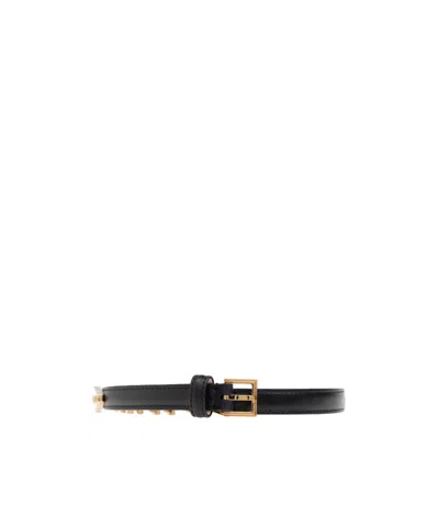 VERSACE VERSACE PANELLED BUCKLE BELT