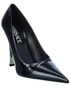 VERSACE VERSACE PIN-POINT LEATHER PUMP