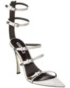 VERSACE VERSACE PIN-POINT LEATHER PUMP