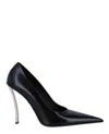 Versace 110mm Patent-finish Leather Pumps In Black