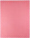 Versace Pink Allover Polka Dot Bath Towel In Pink
