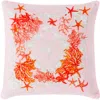 Versace Pink Barocco Sea Terry Cushion In 5pb50