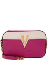 Versace Pink Calfskin Virtus Small Camera Bag (authentic Pre-loved)