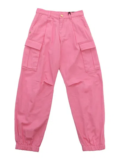 Versace Pink Cargo-like Trousers