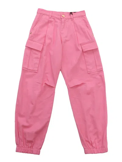 VERSACE PINK CARGO-LIKE TROUSERS