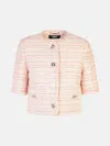 VERSACE PINK COTTON BLEND JACKET