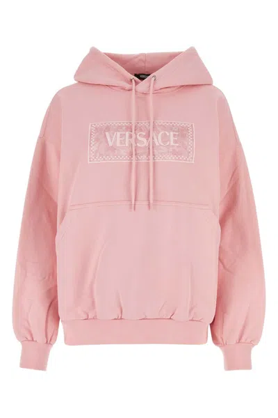 VERSACE VERSACE PINK COTTON SWEATSHIRT