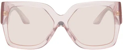 Versace Pink Iconic Sunglasses In 54727e