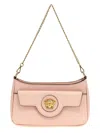 Versace Mini La Medusa Leather Crossbody Bag In Pink
