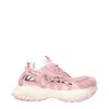 Versace Pink Leather Chunky Sneakers