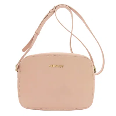 Pre-owned Versace Pink Leather Shoulder Bag ()