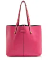 Versace Pink Leather Tribute Shopper Tote (authentic Pre-loved)