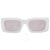 Versace Rectangular-frame Sunglasses In Pink