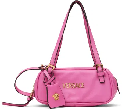 Versace Pink '' Tag Bowling Mini Bag