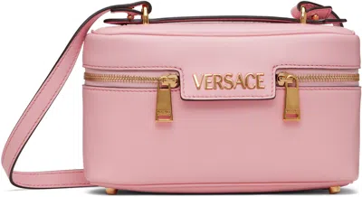 Versace Pink '' Tag Vanity Bag