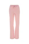 Versace Pink Wool Blend Flared Leg Pant In Palepink