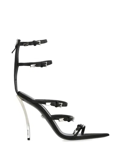 Versace Pin-point Sandal In Black