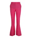 Versace Pinstriped Flared Trousers In Pink