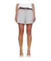 Versace Plain Knit Shorts In Multi