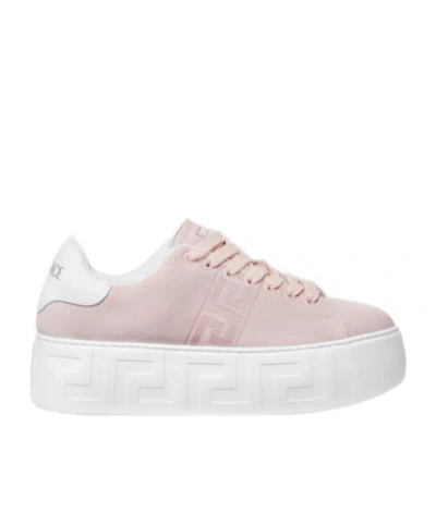 VERSACE VERSACE LA GRECA PLATFORM SNEAKERS