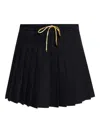 Versace Pleated Drawstring Skirt
