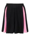 Versace Pleated Mini Skirt In Black