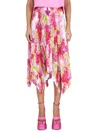 Shop Versace Pleated Skirt