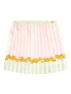 Versace Pleated Skirt In Pink