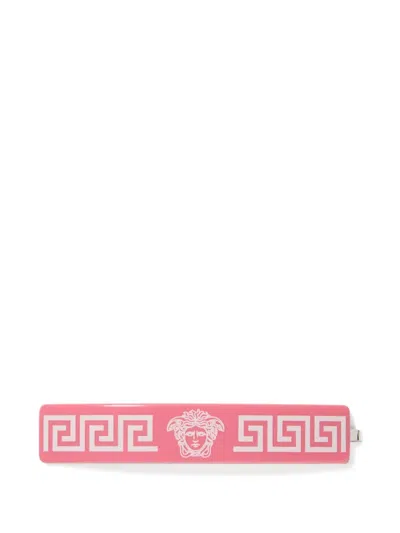 Versace Plex Hair Clip In Pink