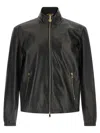Versace Plongé Nappa Jacket In Black