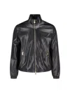 Versace Jacket High Collar Elastic Cuffs