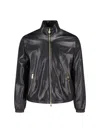 Versace Jacket High Collar Elastic Cuffs