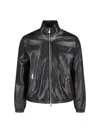 Versace Jacket High Collar Elastic Cuffs