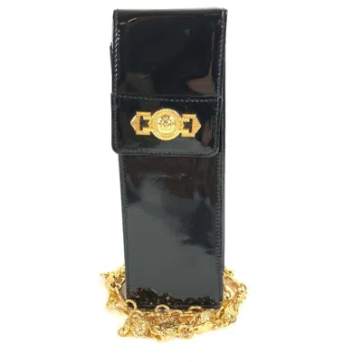 Pre-owned Versace Pochette Shoulder Bag () In Black